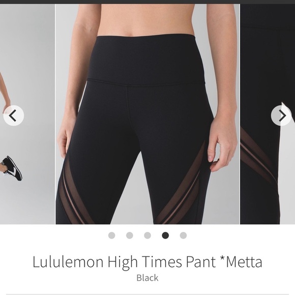 Lululemon High Times Pant *Metta Black - Picture 5 of 5
